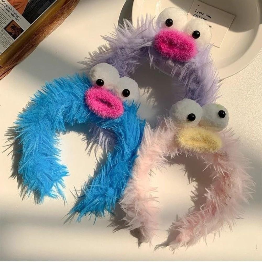 Colorful Cosplay Hairband Plush Funny Hair Hoop Creative Headband