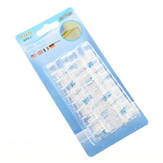 

Самоклеящиеся зажимы для органайзера кабелей для управления проводами 20 pieces with adhesive прозрачный