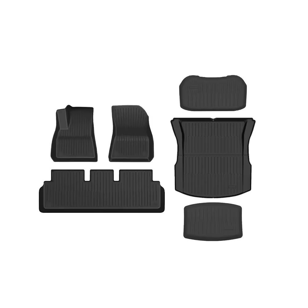 For Tesla New Model 3 Highland 2026-2024 TPE Floor Mats Durable Design Waterproof Luggage Mat Foot Pads Trunk Mats Accessories