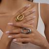 Geometric Ring Titanium Steel Jewelry Niche Design Ring Stainless Steel Accessory