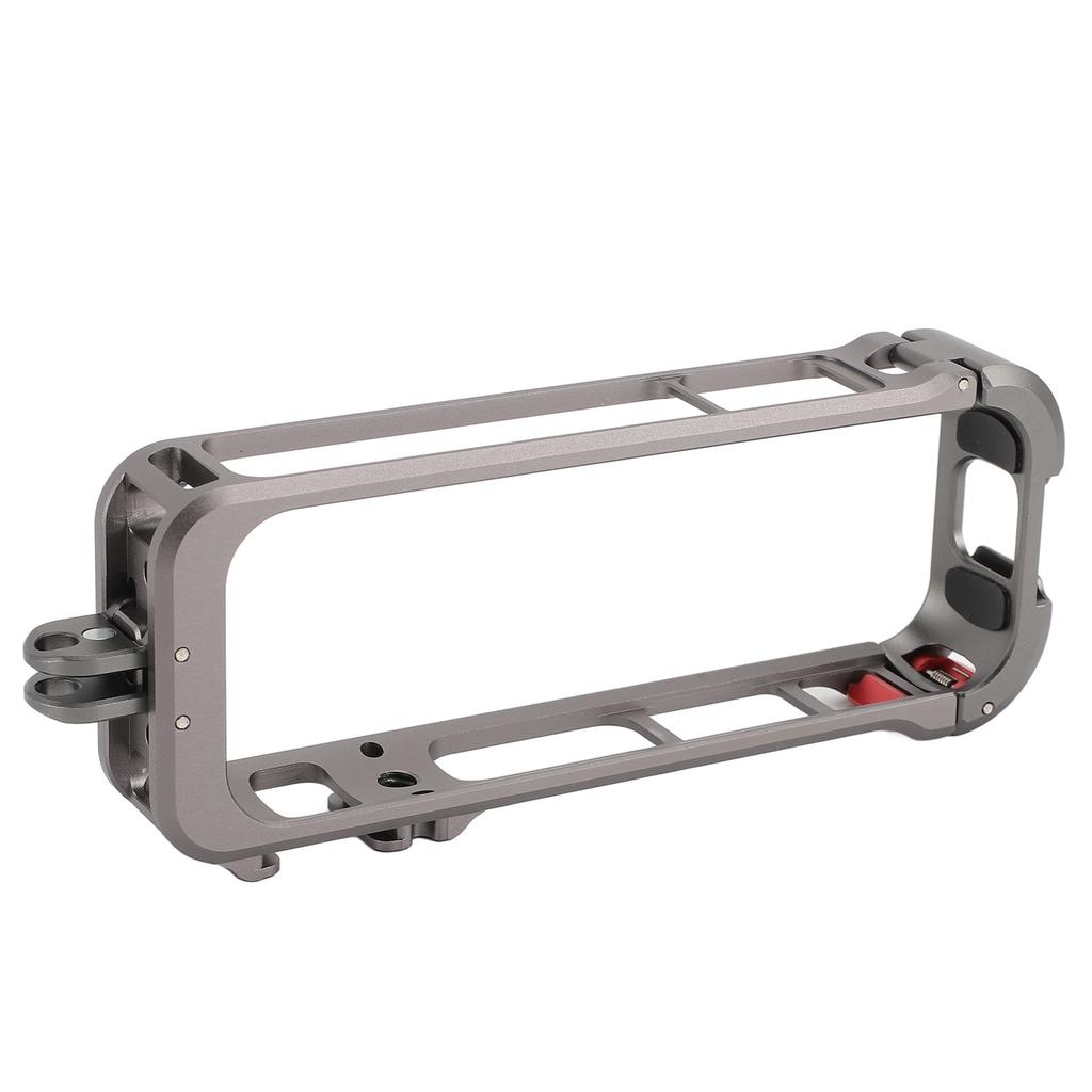 Action Camera Case Camera Frame Cage Aluminum Alloy Protective Frame with Silicone Lens Cover for X4 Camera