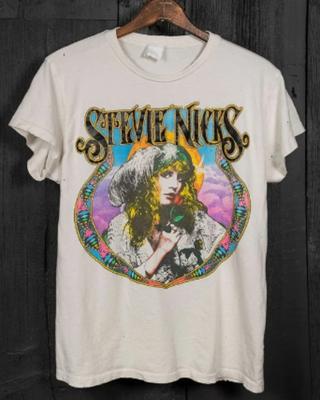 Stevie Nicks Vintage Fleetwood Mac Rock Band Unisex Tshirt Reprint