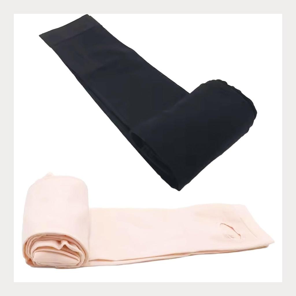 Tights with Gusset for Stirrup ZD200003 Leggings/Ballet Juniors/Adults, Tights, Black/SA,