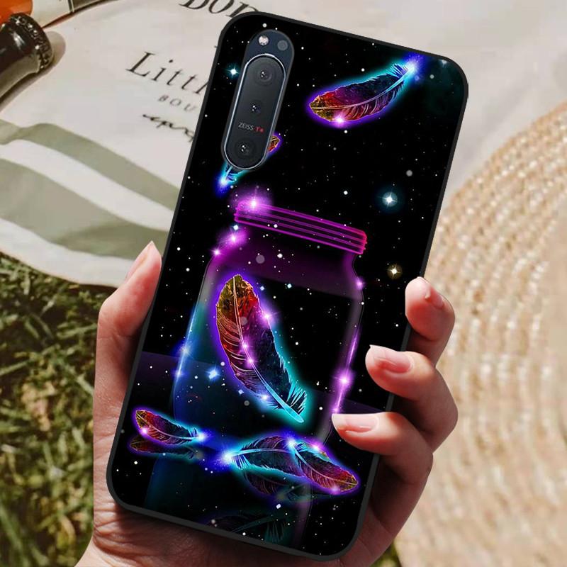 Für Sony Xperia 5 II Hülle Silikon Rückseite Handyhülle für Sony Xperia 5 II Hüllen Xperia1 III L4 Weiche Bumper Coque Cool Fundas