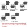 Carbon Fiber Armor Earphone Protective Case For Apple Airpods 4 3 1&2 Pro 2 2nd Gen Anti-Lost Hook Cover for Airpods Pro 3 2025