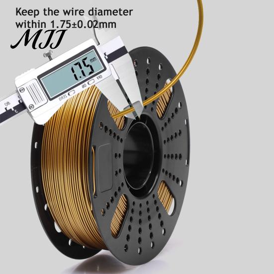 DIY Model Consumables 1.75mm PETG 3D Printer Filament, 1kg Spool High Toughness Ornament Printing Material Neatly Wound Solid Color Filament