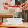 1/3/5Pcs Heated Microwave Rice Sub Packaging Fresh-keeping Box Vegetable Fruit Separate Kitchen Storage Container
