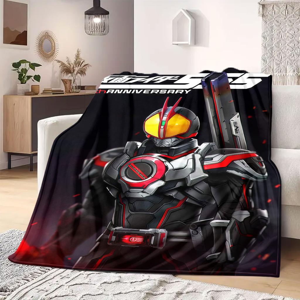 Heisei Kamen Rider Flannel Blanket Warm,Comfortable,Suitable for Bedrooms,Sofas,Beds,Chairs,Picnics,Travel