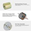 DC 12V 100rpm Gear Motor with High Torque and 37mm Output Shaft for Electric Mini Geared Applications