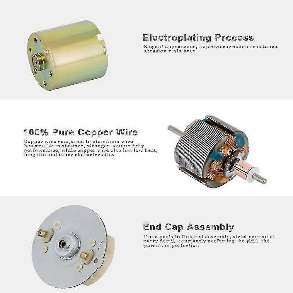 DC 12V 100rpm Gear Motor with High Torque and 37mm Output Shaft for Electric Mini Geared Applications
