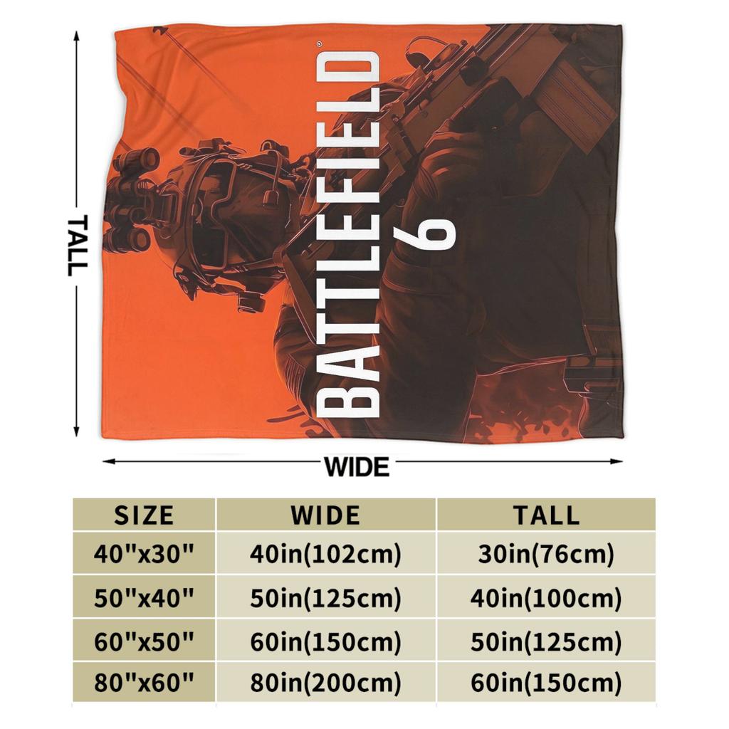 Warm Soft Blanket Travel Office Battlefield 2042 Game Throw Blanket  Flannel Bedspread For Couch Chair Aesthetic Sofa Bed Cover