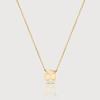 Tuberare Yellow Silver Necklace 42Cm A201Sn9115Ypa