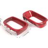 Shkalacar Front Bumper Air Brake Duct Cover Trim, Car Lower Grille Air Duct Frame Compatible with BMW Mini F55 F56 F57 S 2014-2021 OEM 51117337809