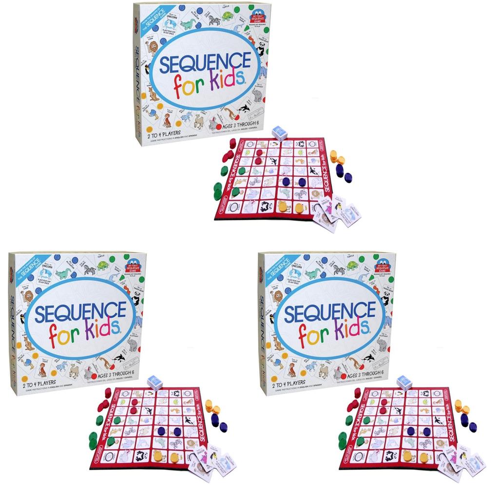 Sequence Kids Board Game No Reading Required Party Game For Logical Thinkers