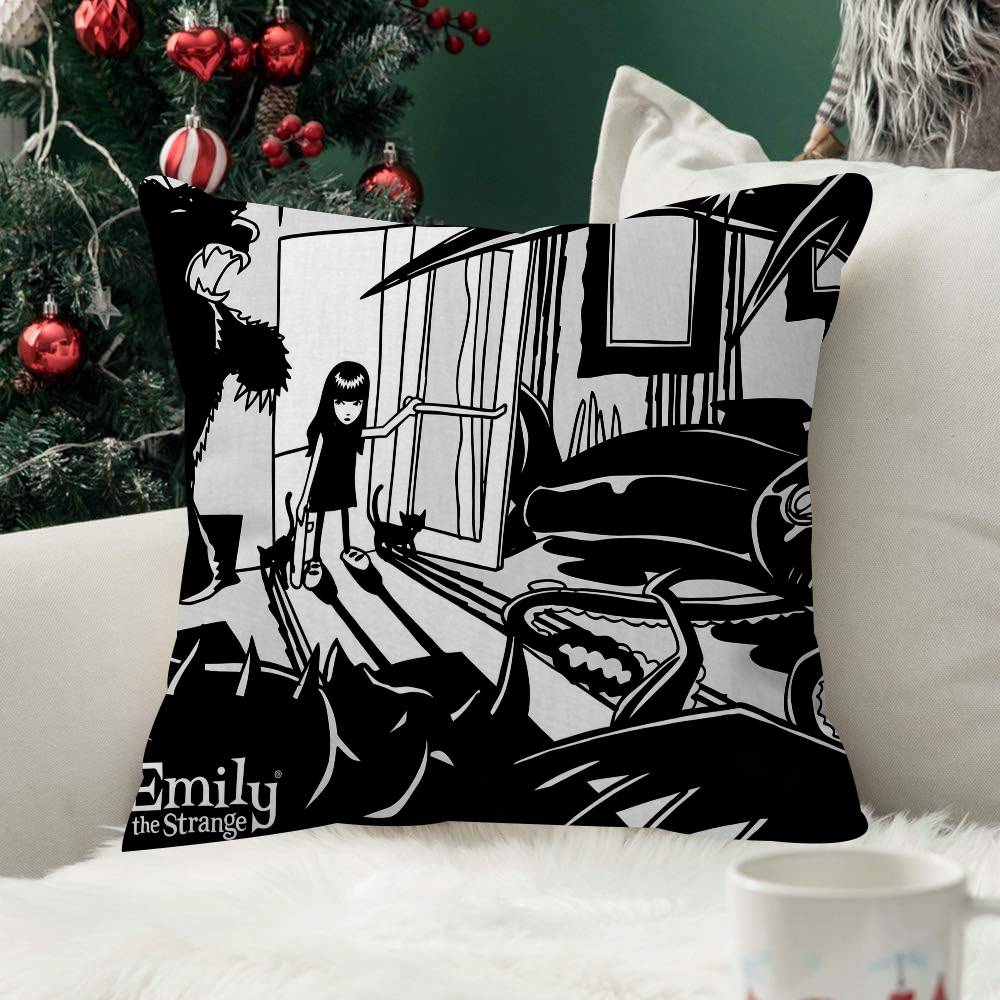 EEmily the SStrange Fashion Decorative Pillowcase Throw Cover Pillow Case Cushion For Living Room Square Home Decor