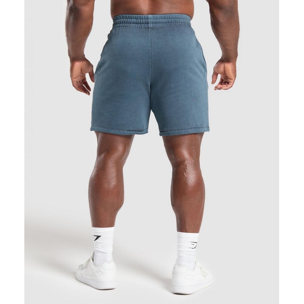 Gymshark Premium Legacy Shorts Cargo Blue A6a7a Uczq