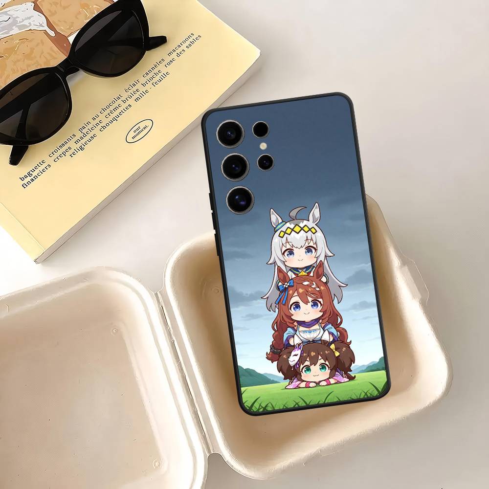 Pretty D-Derby Uma Musume Case For Samsung Galaxy Case S25 S23 S22 S21 S30 S20 S10 Ultra Plus FE TPU Soft Cover