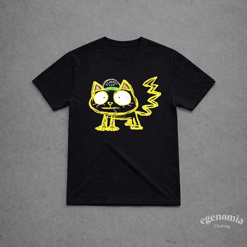 T-Shirt Album Wifiskeleton Daredevil, Maglietta Rap Gatto Pauroso, Merchandising Underground, Regalo Hyperpop, Stile Bladee Drain Gang,osamason,nettspend