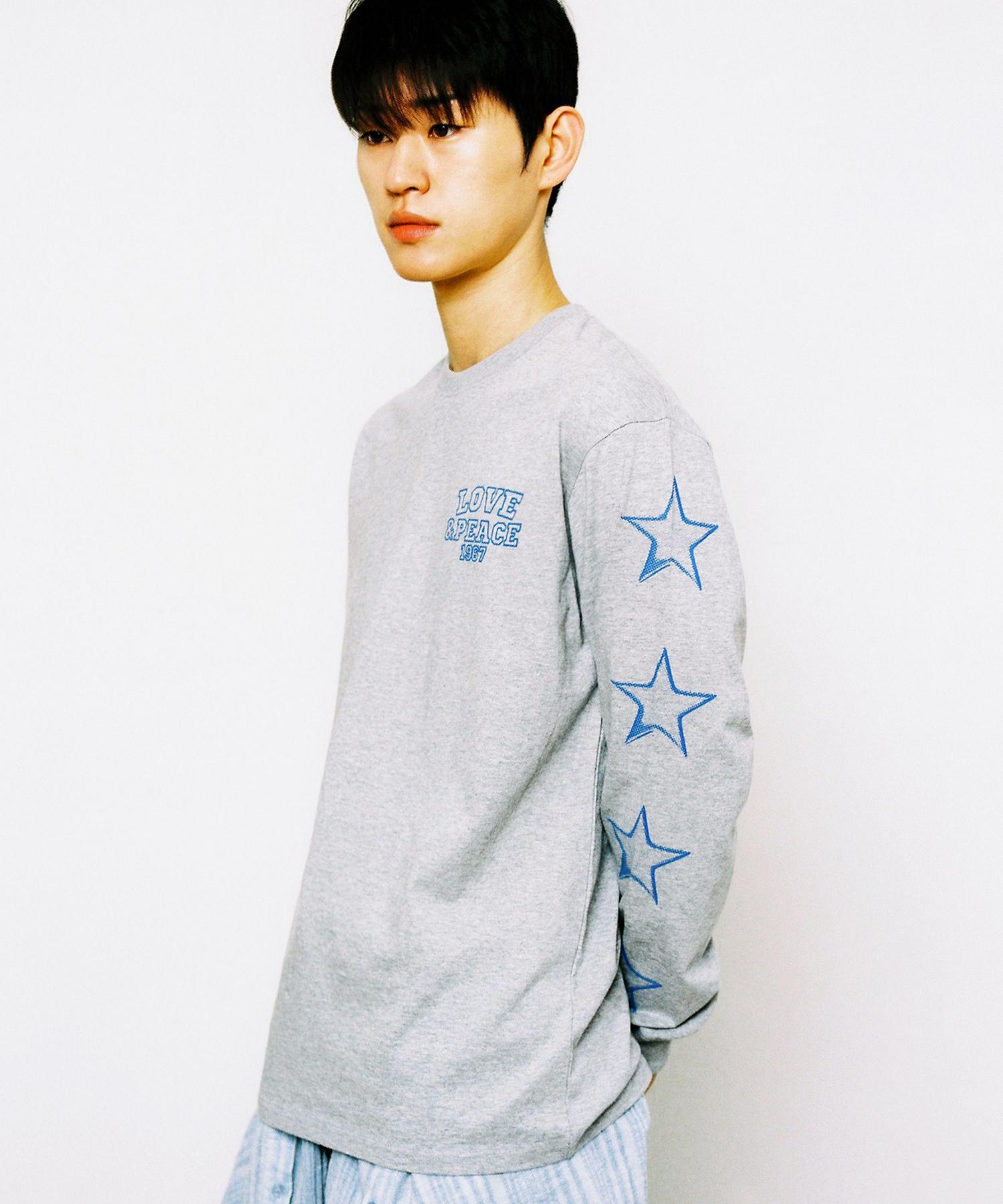 Web House Love & Peace Long Sleeve - Gray Grey