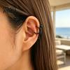 Clip on Earrings for Women 1 Pc Cute Cat Ear Cuff Earring Women, Funny Kitten Animal Cartilage Wrap Around Earring, Non Piercing Crawler Climber