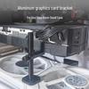 Aluminum Alloy Vertical Graphics Card Holder - Anti-Bending Support Bracket for 4060/7900 Desktop Cards