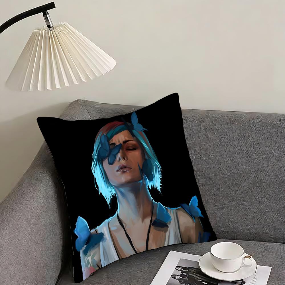 L-Life Iss Strangee Game Cushion Cover Pillowcase Ultra Soft Skin Friendly Fabric Cloud Like Comfort & Concealed Zipper