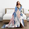 Soft Warm BlanketChild Picnic Konata izumi L-Lucky S-Star Throw Blanket  Flannel Bedspread Couch Chair Aesthetic Sofa Bed Cover