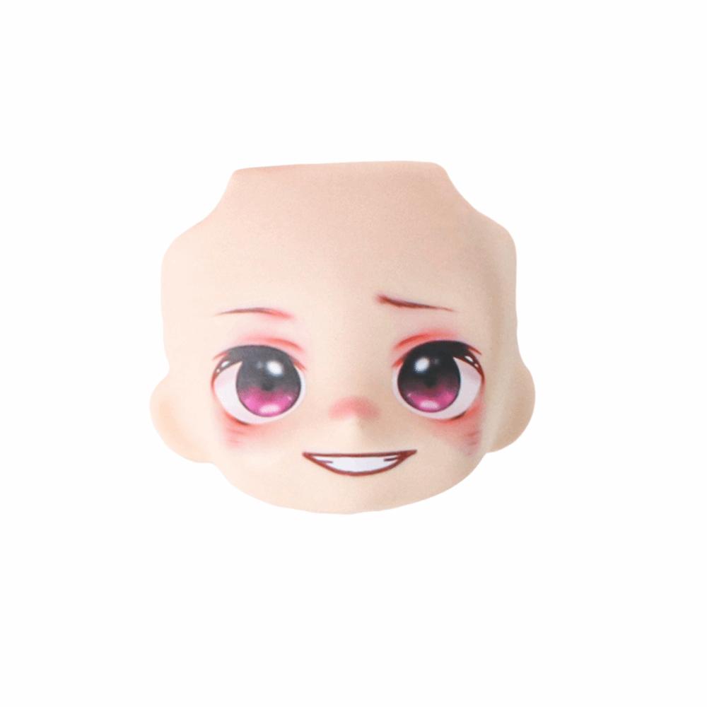 Austauschbare Kopfschale OB11 Puppengesicht Niedlich Gesichter wechseln GSC Kopf Obitsu11 Puppengesicht Für Mädchengeschenk