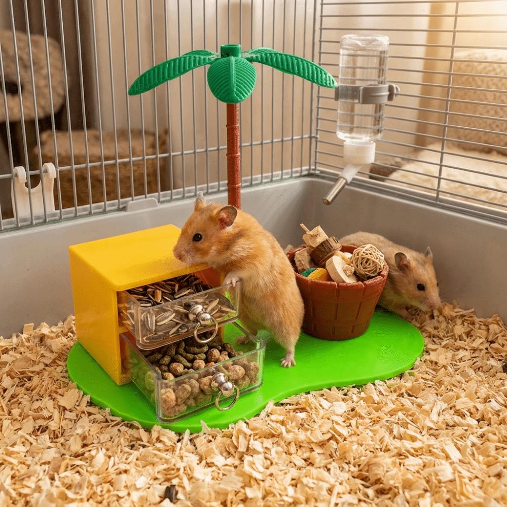 Bite Resistant Hamster Foraging Toys Puzzle Toy Hamster Training Toys Hamster Food Box Cage Toy