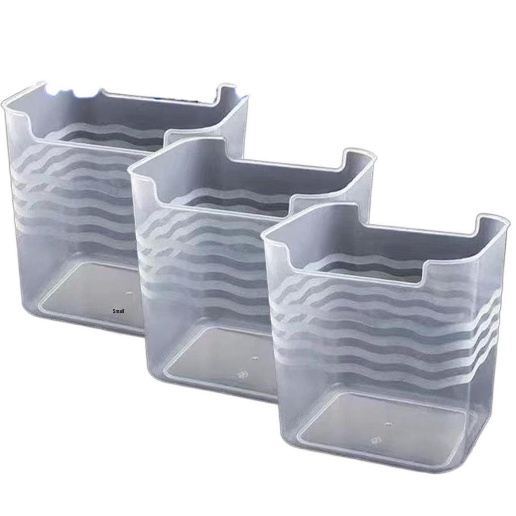 Refrigerator Door Spice Organizer - Double-Layer Hanging Pockets