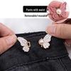Adjustable Butterfly Waist Buckle Button: Seamless, Detachable Solution for Jeans Waistline Alterations