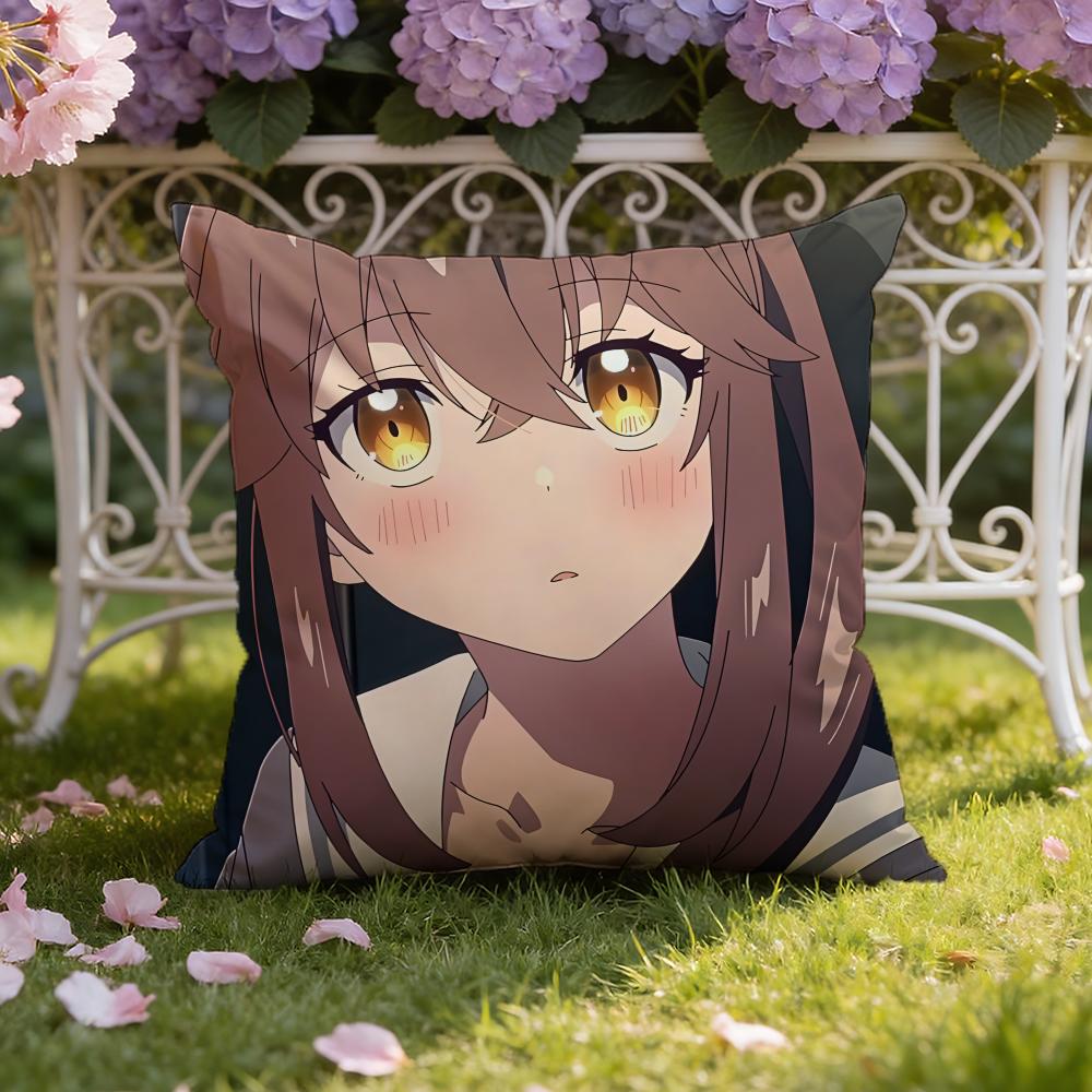 Anime S-Sasaki and Peeps Cushion Cover Home & Car Dual-Scene Pillow Cover: Reversible for Premium Comfort