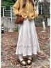 Corduroy Girly Style Long Slimming Cake Skirt - Autumn/Winter Collection