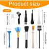 Bewudy 10 PCS Mini Keyboard Cleaning Brushes Kit, Anti-Static Electronic Dust Cleaning Brushes with PP Bristles, for Computer Keyboard, Motherboard,