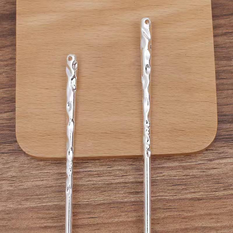 Alloy Straight Stick Hairpin, Female Back Head Disc Hair Artifact, High-End Hairpin, Simple And Fashionable, Modern Ball Head Hairpin