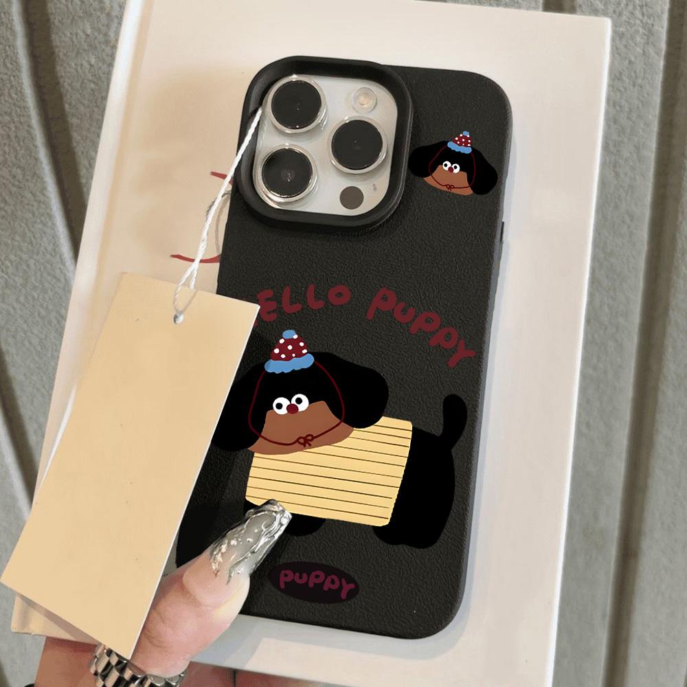 

Чехол для телефона iPhone 11 13 XR XS Max, чехол для iPhone 12 14 15 16 Pro Max 12 Pro 15 Plus, кожаный, окрашенный, водонепроницаемый, устойчивый к падениям и износу, мультяшный iPhone 11