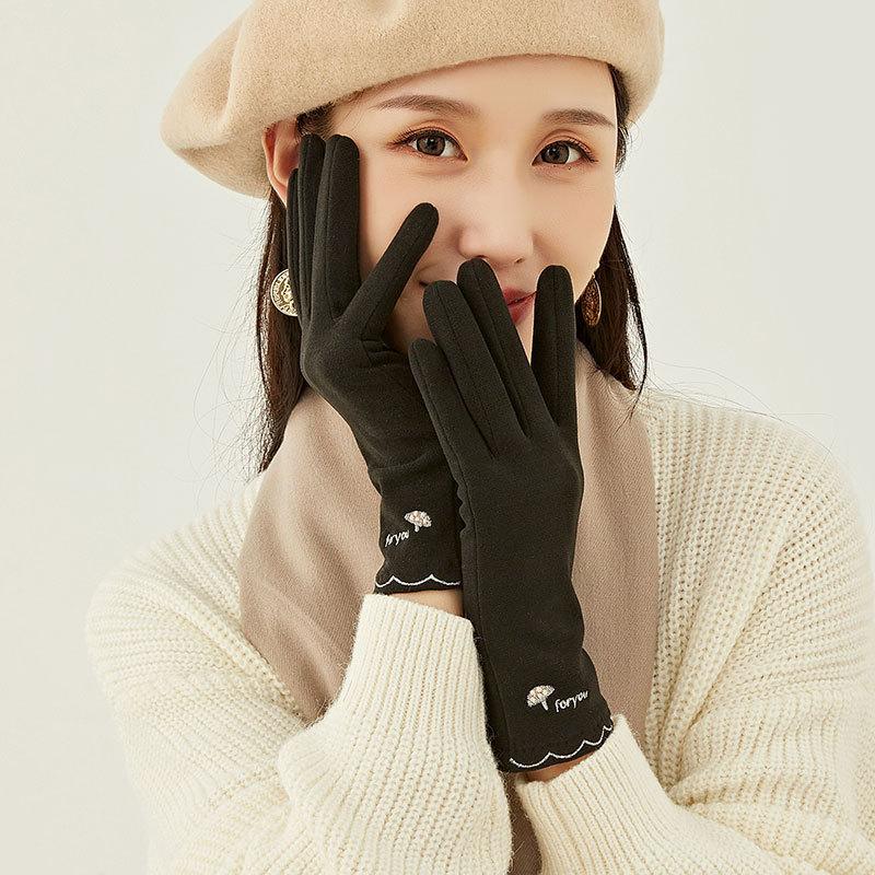 Winter warm gloves autumn and winter gloves outdoor cycling windproof and cold gloves winter kode velvet gloves