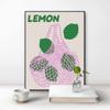 Diamond Painting DIY Kit Lemon Fruit Mesh Bag Design 5D Full Drill Rhinestone Art Canvas Relaxing Craft Home Kitchen Wall Decor