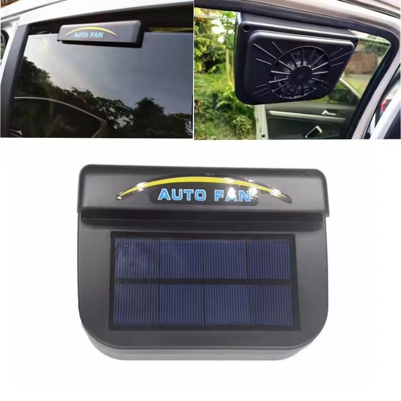Auto Solární Ventilátor Přenosný Chladič Okna Čelního Skla Úspora Energie Čistý Vzduch Odsávací Chladicí Ventilátor Okenní Ventilador Ventilátor Příslušenství