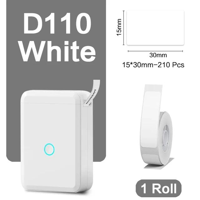Niimbot D110 Portable Mini Printer Thermal Adhesive Sticker Label Printer Inkless Pocket Label Maker UV Printer For Mobile Label