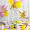 Sternförmige Folienballons, 22 Zoll sternförmige Ballons für Geburtstag, Jubiläum, Babyparty, Hochzeit