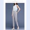 2026 Spring/Summer Women's High-Quality Cropped Trousers: Fashionable Drape Suit, Thin & Casual