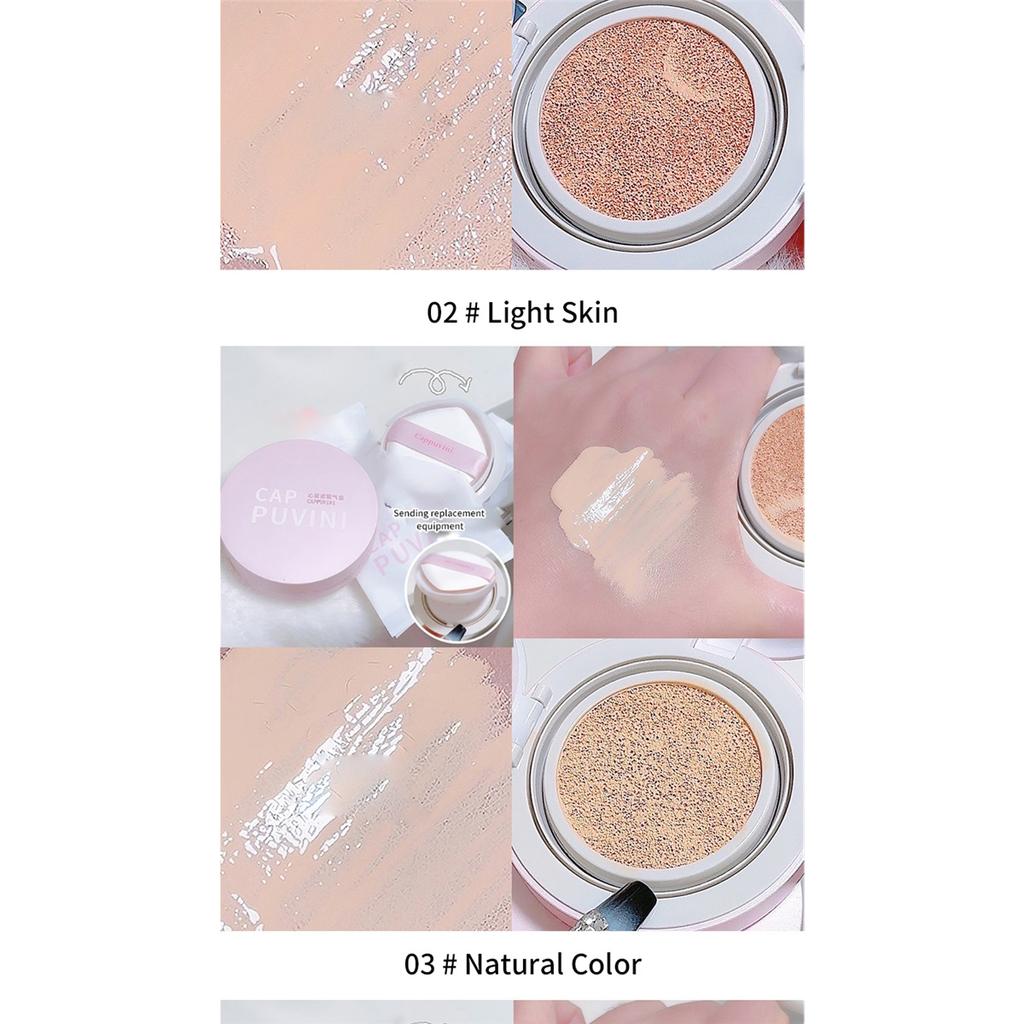 Moisturizing Concealer Air Cushion Natural Makeup Holding Water Resistant Cream Skin Foundation