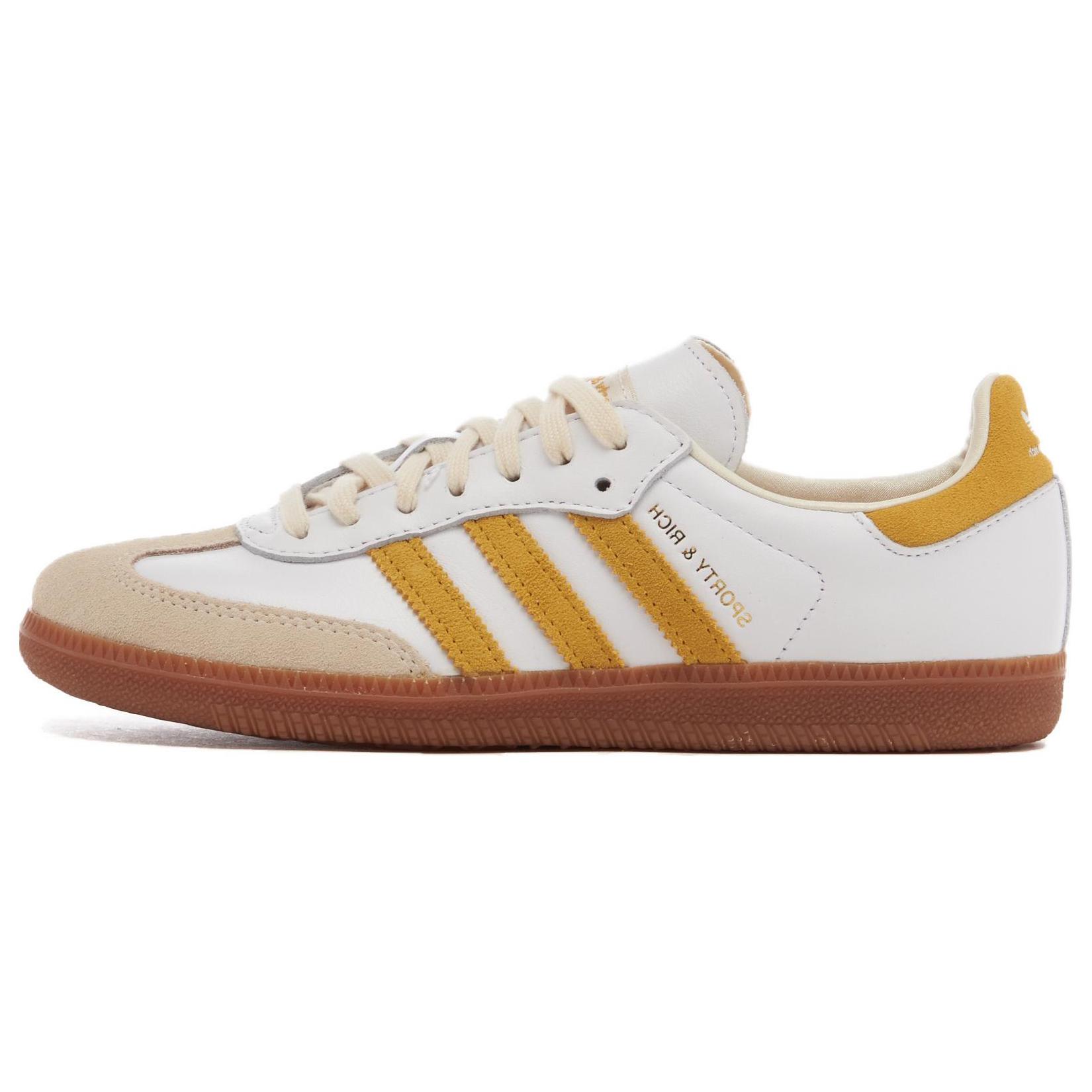 

new Adidas Originals Samba Sporty & Rich White Bold Gold 36.5