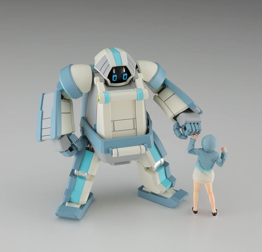 Hasegawa Creator Works Series Mechatro Chunk Grayish Mint Support Girl scale plastic model 64793 No.02 + 1/35 color-coded