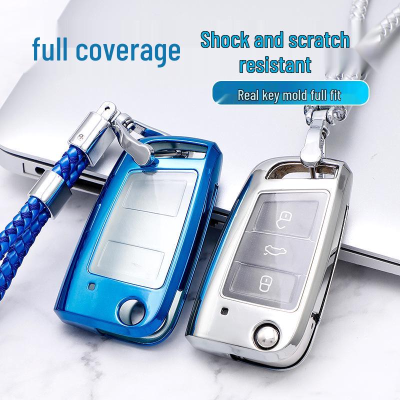 VW Passat Folding Key Case (2017-2018) - TPU Protection Cover