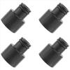 #561U Fuel Injector Adapters Hat Fuel Nozzle Spacers Extenders Car Top Cap Accessories for B16 B18 D16Z D16Y (black)