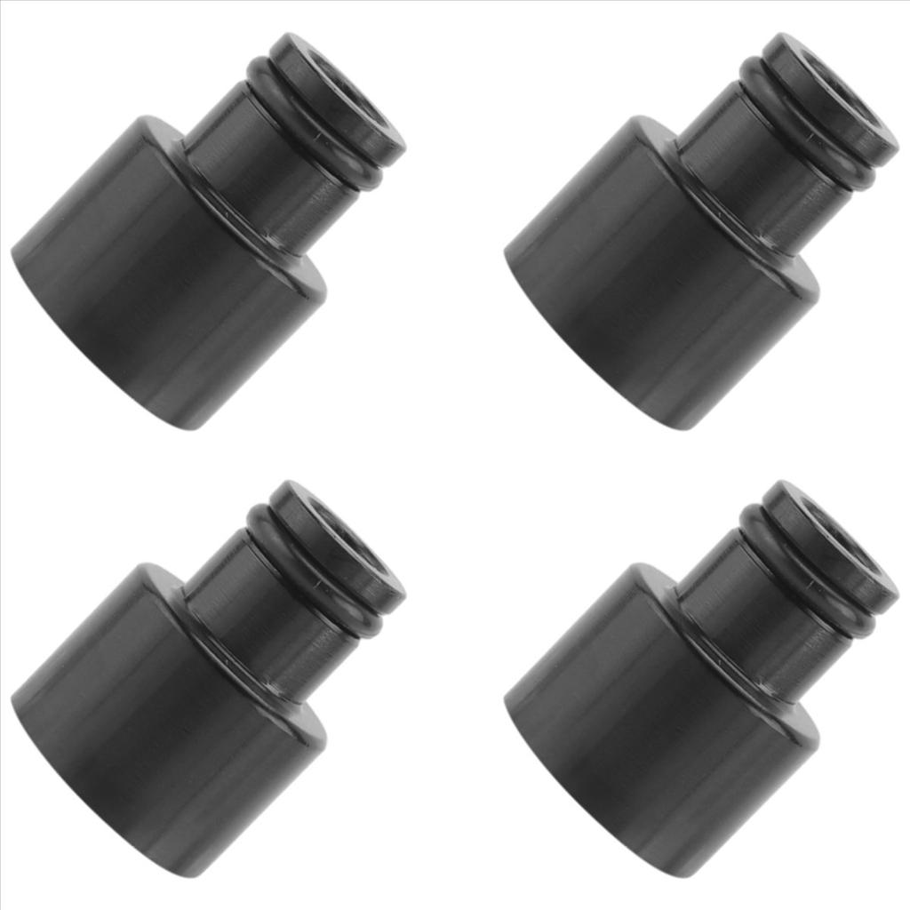 #561U Fuel Injector Adapters Hat Fuel Nozzle Spacers Extenders Car Top Cap Accessories for B16 B18 D16Z D16Y (black)