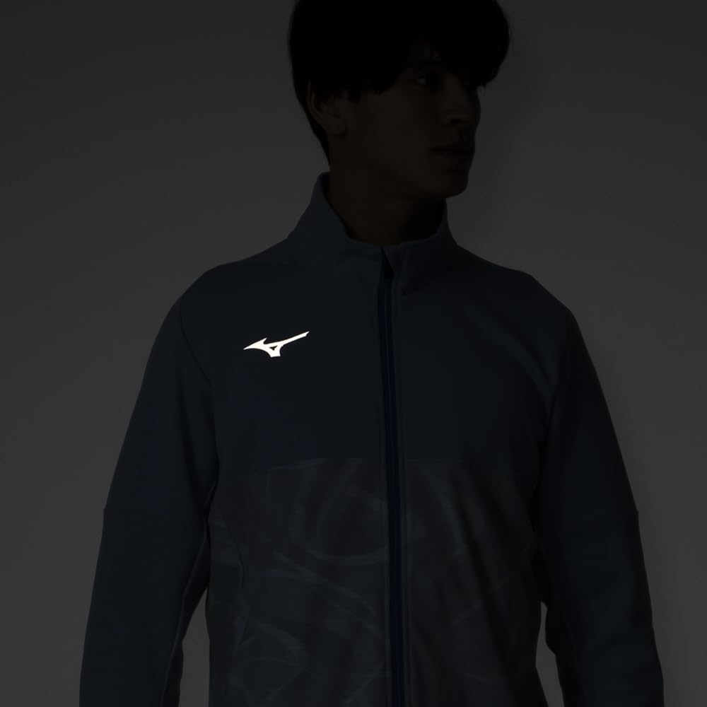 Training Wear Jacket Jersey Player Interlocking MUGEN GRAPHIC 32MCB501 Glaceon Blue [Mizuno] Warm-up
