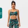 Women's Shockproof Camouflage Sports Bra - Antibacterial, Stylish Back Design for Summer Fitness & Yoga